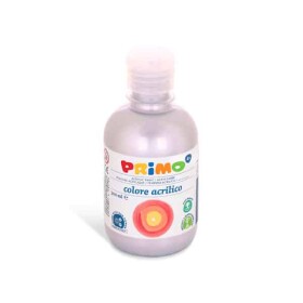 Primo akrylová barva 300 ml stříbrná
