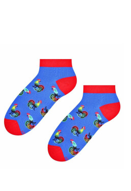 Pánské kotníkové ponožky Steven Folk art.116 bílá 43-46