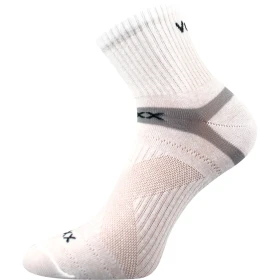 VOXX Ponožky sportovní slabé REXON bavlněné BÍLÉ (3 páry) 35-38 116031