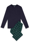 Pánské pyžamo 41913 Herb dark blue - HENDERSON tmavě modrá M