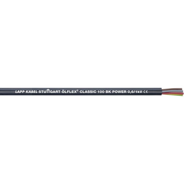 LAPP ÖLFLEX® CLASSIC 100 BK POWER 1120463/1000 řídicí kabel 3 G 1.5 mm², 1000 m, černá