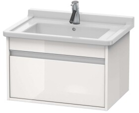 DURAVIT - Ketho Umyvadlová skříňka 41x80x46 cm, 1 zásuvka, lesklá bílá KT666402222