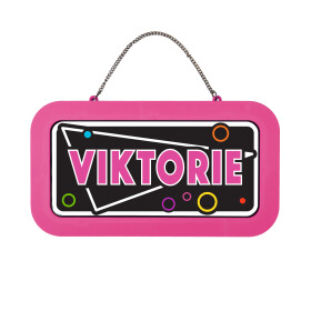 Neonová cedulka se jménem - Viktorie - Albi