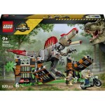 77982 LEGO® JURASSIC WORLD™ Útěk spinokrutu; DINO - hračka s pohyblivým dinosaura a 2 minifigurami; dárková ideální pro děti a fanoušky od 9 let