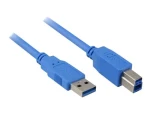 Sharkoon USB 3.0 A-B černá / USB kabel / USB-A - USB-B / 5 Gbit/s / 1m (4044951015634)