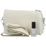 Trendy dámská crossbody kabelka Santiana Lea, krémová