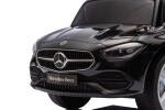 Mamido Dětské odrážedlo auto s vodící tyčí Mercedes černé