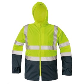CRV Cerva Bunda reflexní EPPING Hi-Vis, reflexní pruhy 100% polyester žlutá-navy L žlutá-navy
