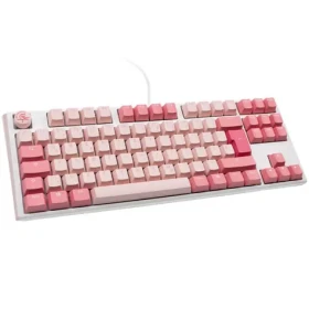 Ducky One 3 Cherry MX-Ergo-Clear růžová / herní klávesnice / mechanická / drátová USB-C / DE (DKON2187-EDEPDGOWWPC1)