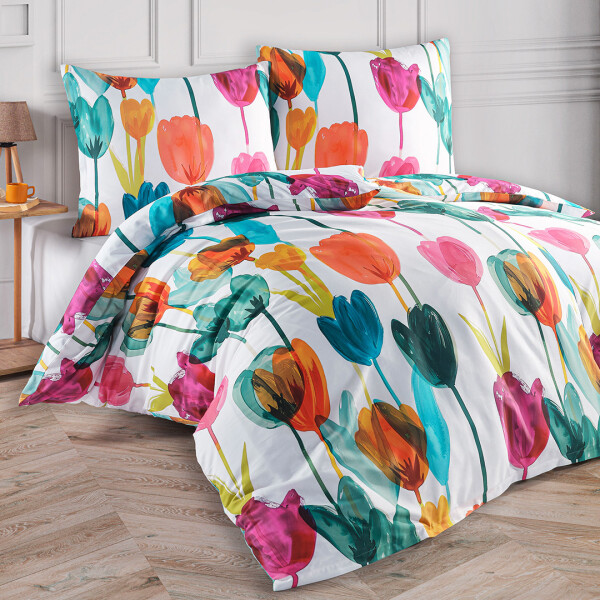 Saténové povlečení Mystic Velikost: 160x200 + 2x 70x80 cm