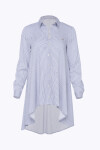 Košile Look Made With Love 504P Palmi Modrá/bílá XS/S