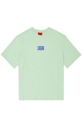 Pánské tričko John Frank JFTOOB10-MARINA Peprmint XL