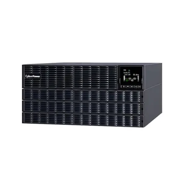 CyberPower Professional SmartApp Rack Mount OnLine 6kVA/6kW / UPS / 5U / 8x zásuvka / LCD displej (OLS6KERT5UM)