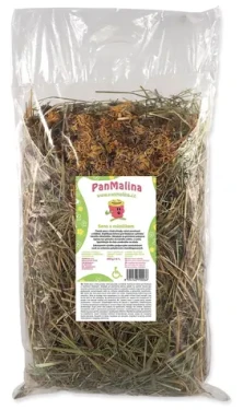 Pan Malina Seno s měsíčkem lékařským / Seno pro hlodavce / 450 g (255-790066)