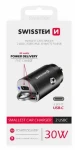 Swissten CL adaptér Power Delivery 2x USB-C 30W nano černý