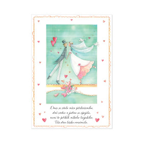 Hrací přání - Svatební polibek