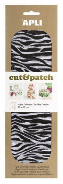 APLI CutPatch papír 30 x 50 cm - Zebra 3 ks