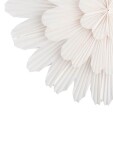 Watt & Veke Závěsná svítící hvězda Snöblomma 68 cm, bílá barva