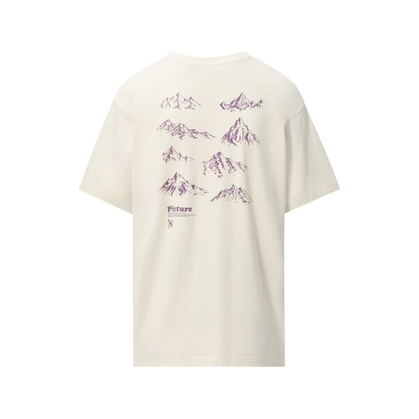 PICTURE W D&S Peaktee S/S, Natural White velikost: M