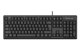 A4tech FK12 černá / Multimediální klávesnice / USB / CZ/US / membránová / Splash Proof (FK12-BK)