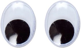 HobbyFun Očička oválná 15x11 mm - 40 ks, Hobby Fun