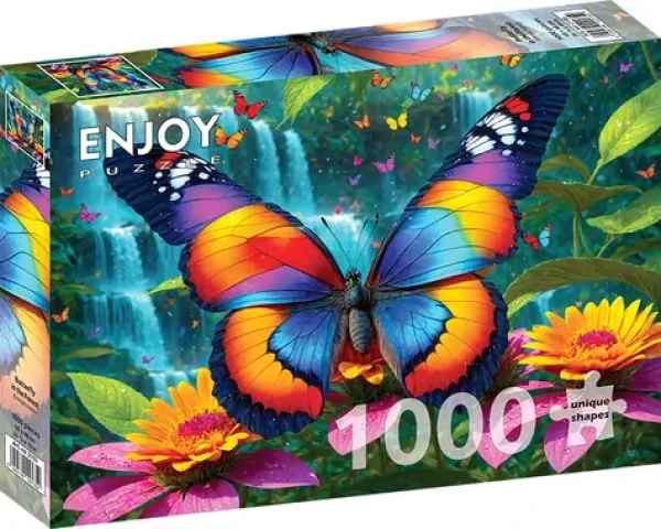 ENJOY Puzzle Motýl v lese