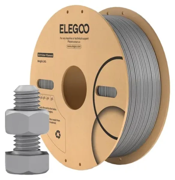 Elegoo 50.203.0644 šedá / Tisková struna / ABS / 1 kg (50.203.0644)