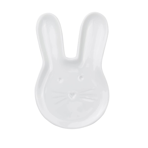 Räder Porcelánový mini talířek Rabbit, bílá barva,