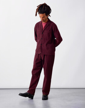 Service Works Fine Cord Part-Timer Pants Burgundy L