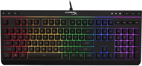 HyperX Alloy Core RGB / Membránová herní klávesnice / US / RGB LED podsvícení / anti-ghosting (HX-KB5ME2-US)