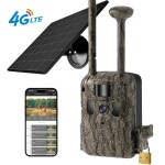 Kamerová 4G fotopast s 2K rozlišením, GPS lokalizací a solárním panelem - T6