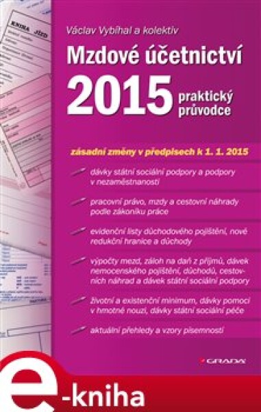 Mzdové účetnictví 2015. praktický průvodce - Václav Vybíhal e-kniha