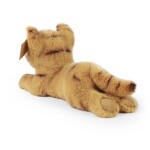 Plyšová kočka ležící hnědá 25 cm, ECO-FRIENDLY