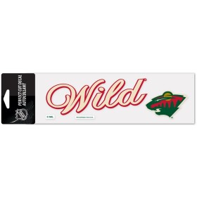 Wincraft Samolepka Minnesota Wild Logo Text Decal% 1 ks