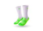 Fizik Performance cyklistické ponožky Lilac/Neon Green vel. L (44-47)