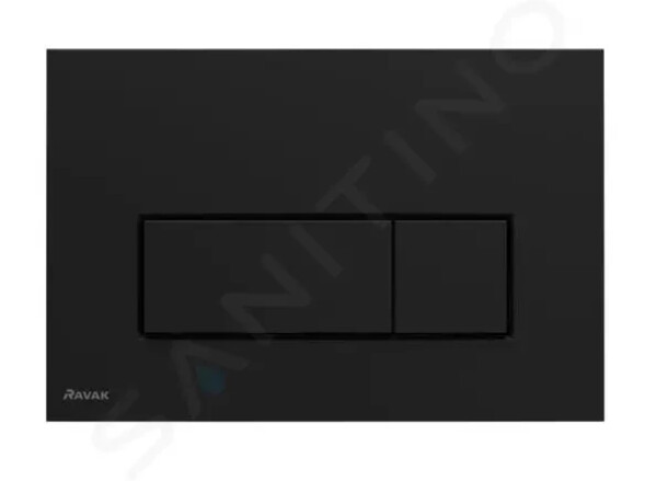RAVAK - Uni Slim Ovládací tlačítko splachování, matná černá X01744