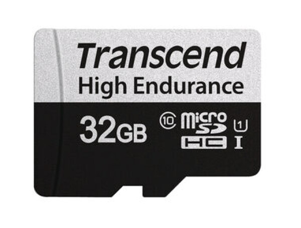 Transcend 350V 32GB / Micro SDHC / Paměťová karta / Class 10 / R: 95MBps / W: 45MBps (TS32GUSD350V)