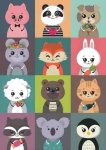 YAZZ Puzzle Veselá zvířátka