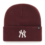 47 Brand Pánská Zimní Čepice New York Yankees New York Yankees Haymaker ’47 CUFF KNIT Dark Maroon