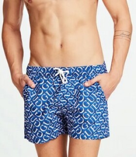 Pánské plavkové šortky Guess 02T02 modrá