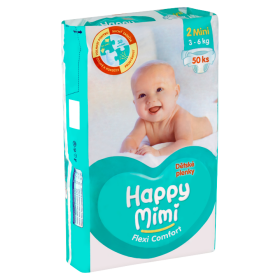 Happy Mimi Flexi Comfort dětské plenky 2 mini 50 ks