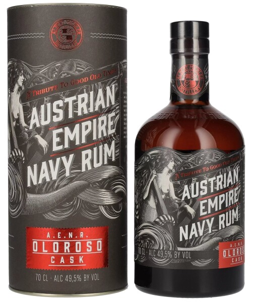 Austrian Empire Navy Reserve OLOROSO Double Cask Rum 49,5% 0,7 l (tuba)