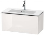 DURAVIT - L-Cube Umyvadlová skříňka Compact, 40x82x39 cm, 1 zásuvka, lesklá bílá LC615702222