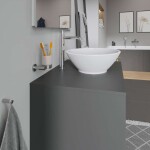 DURAVIT - Bacino Umyvadlo na desku, průměr 42 cm, s přepadem, bílá 0325420000
