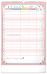 Nástěnný kalendář 2027 Notique Rodinný plánovací Hello Kitty XL, 33 x 46 cm