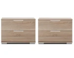 Set nočních stolků (2 ks) Easy Plus, dub sonoma