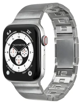 LAUT Links 2 stříbrná / Řemínek / pro Apple Watch 44-49 mm (L_AWL_L2_SL)