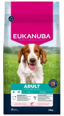 Eukanuba Adult Small Medium Salmon 12kg / Granule pro psy / pro malá a střední plemena (1724-391134)