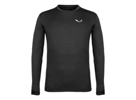 Salewa Puez Melange Dry pánské triko dlouhý rukáv black out melange vel. M