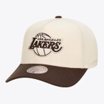Mitchell & Ness Pánská kšiltovka Los Angeles Lakers NBA Brown and Cream Pro Snapback
